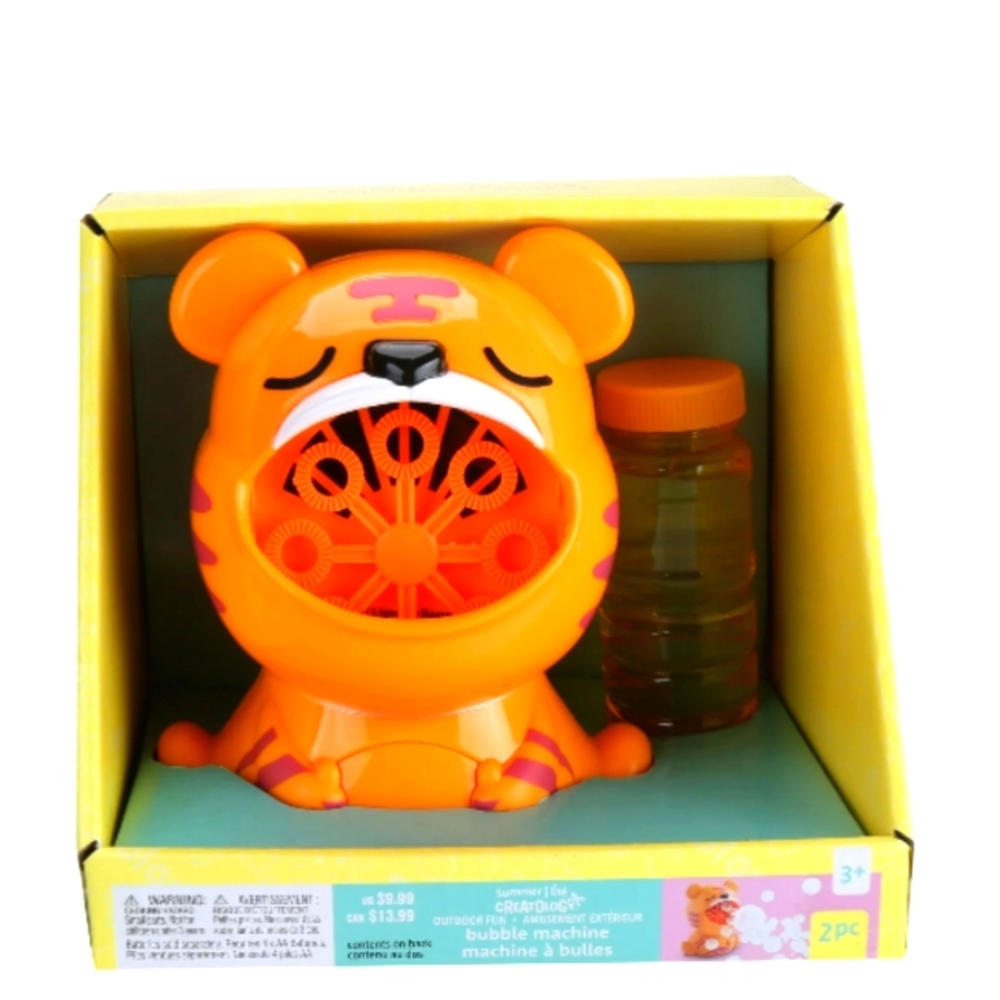 Tiger Bubble Machine for Kids